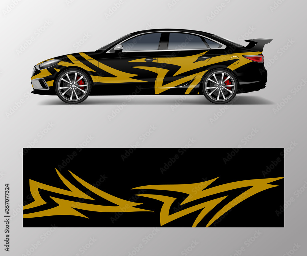 abstract Racing graphic vector for sport car wrap design abstract Racing graphic vector for sport car wrap design