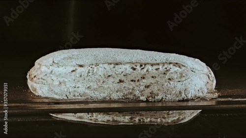 span bread in oven