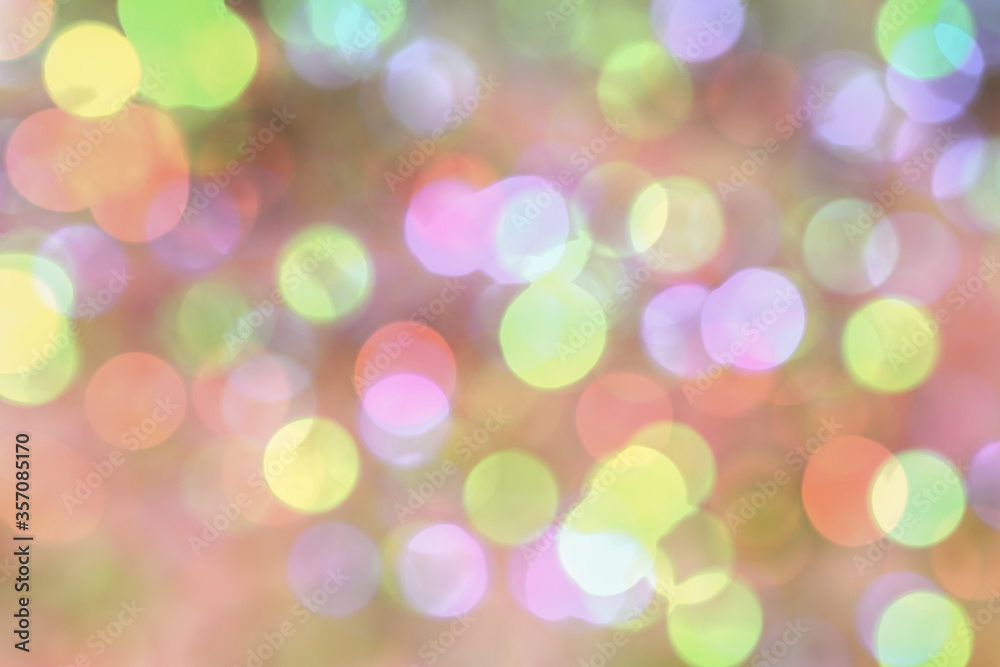 Fototapeta premium Abstract christmas lights , background bokeh circles for Christmas background