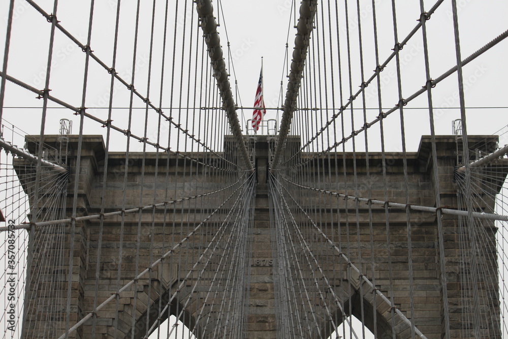 Naklejka premium Puente de Brooklyn