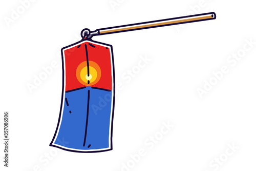 Cheongsachorong. It is a traditional Korean lantern. Although used historically in wedding ceremonies, it is widely displayed in various cultural exhibitions today in South Korea.