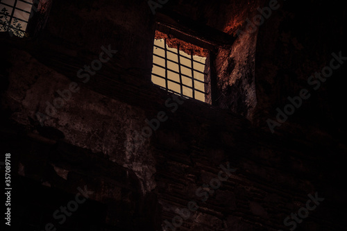 old prison window