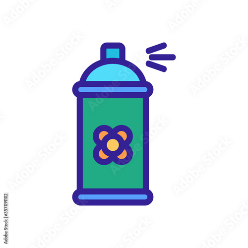 canola spraying aromatic liquid icon vector. canola spraying aromatic liquid sign. isolated color symbol illustration