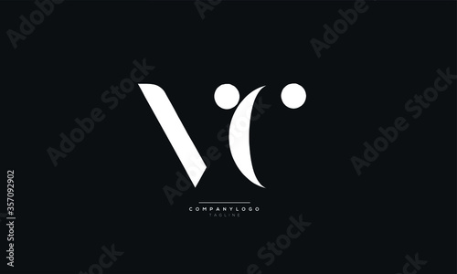 VC Letter Logo Alphabet Design Icon Vector Symbol