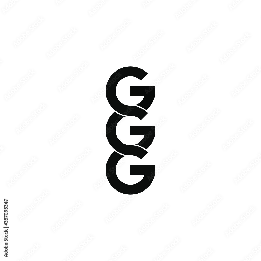 ggg letter original monogram logo design ggg letter original monogram logo design