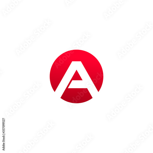 Free Download initial letter A logo in circle design template - GFXLoad