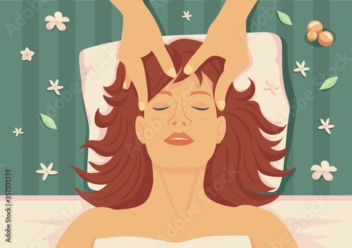 woman in spa