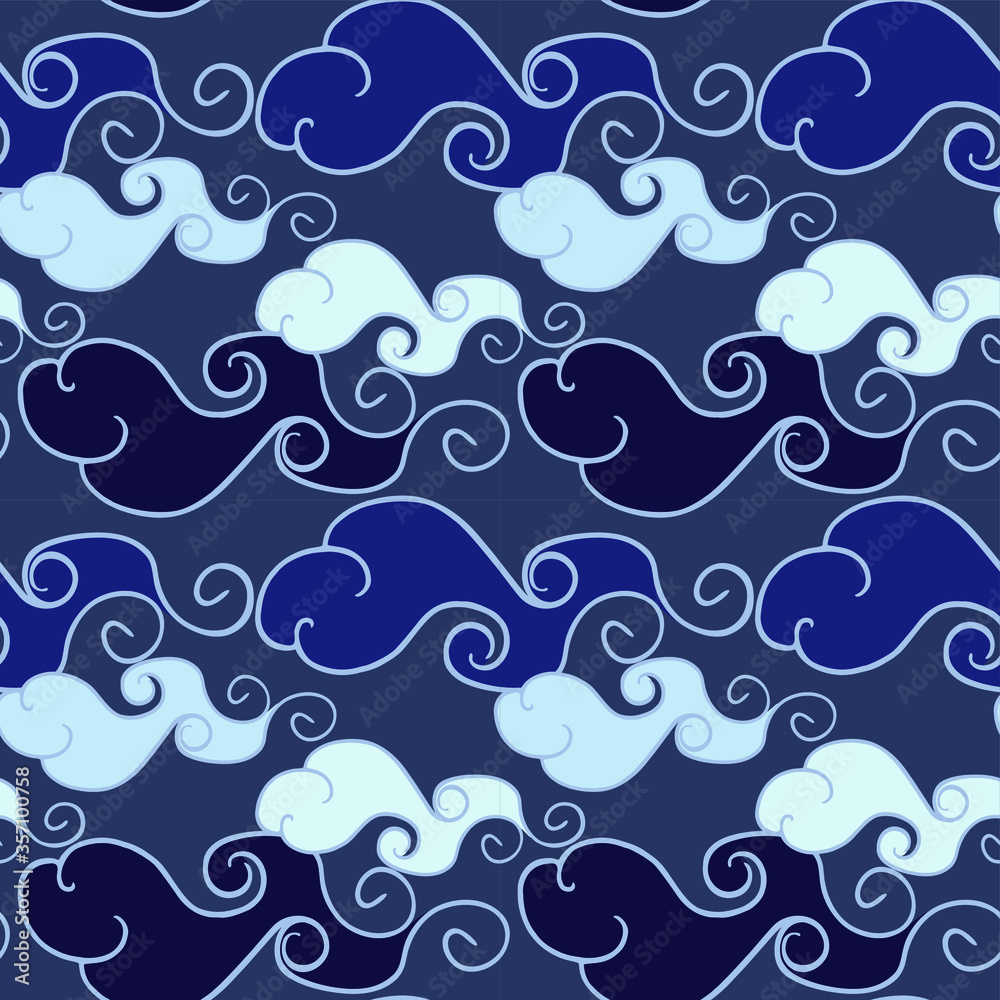 Cloud seamless pattern. Suitable for textiles, wallpapers, covers, gift wrapping. Cloud seamless pattern. Suitable for textiles, wallpapers, covers, gift wrapping.