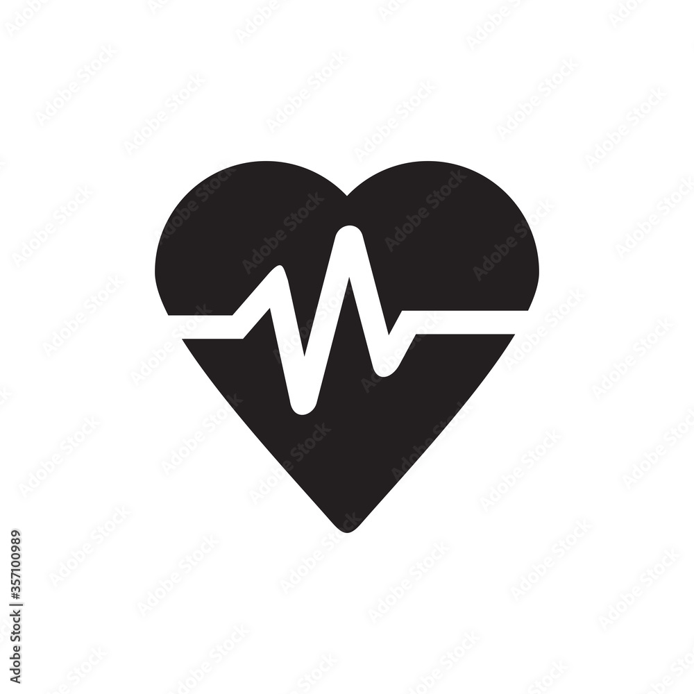 Heartbeat Medical Icon, Medical Icon Vector Heartbeat Medical Icon, Medical Icon Vector