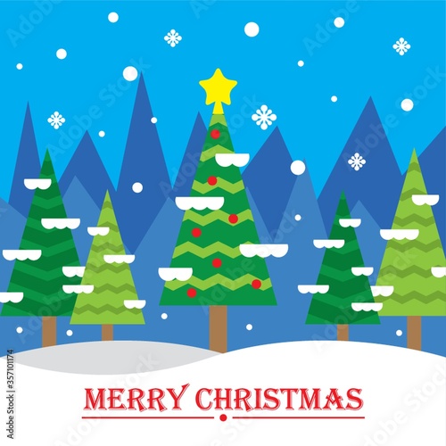 snow fall on christmas