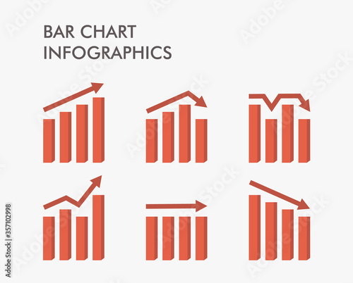 business graph icon set