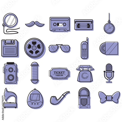retro icons