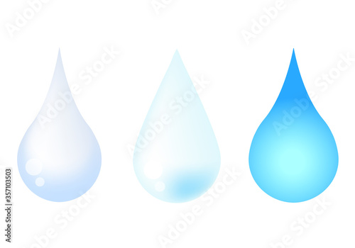 雨粒のイラスト素材