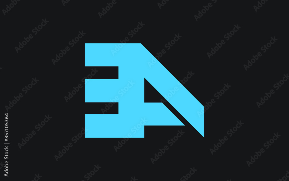 EA or AE Letter Initial Logo Design, Vector Template EA or AE Letter Initial Logo Design, Vector Template