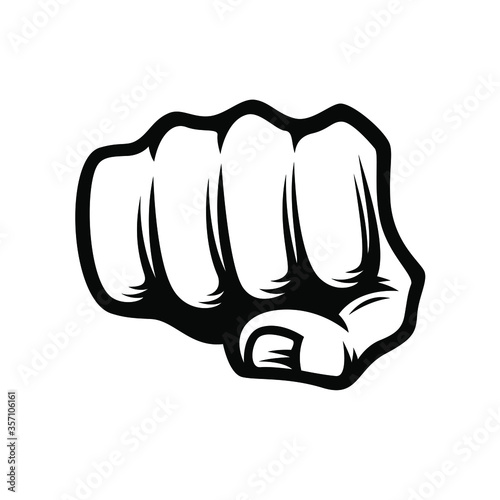 hand punch fist illustration