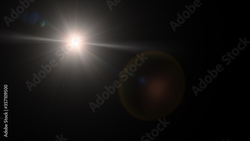 Overlays, overlay, light transition, effects sunlight, lens flare, light leaks. High-quality stock image of sun rays light effects, overlays or golden flare isolated on black background for design