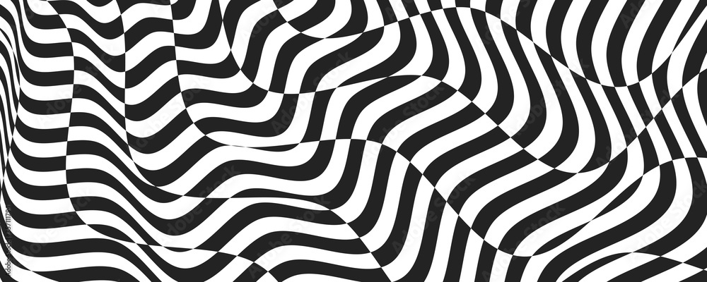 Opt illusion background. Optical illusion banner