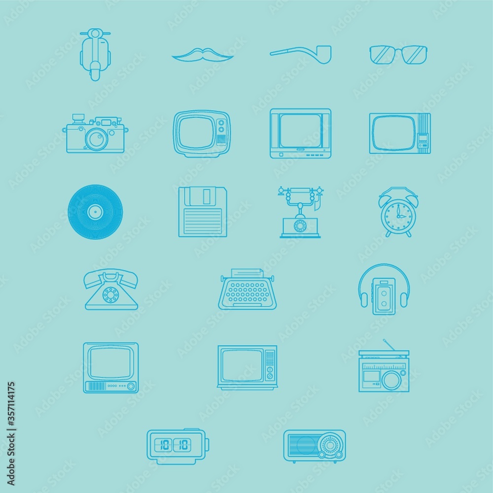 retro icons retro icons