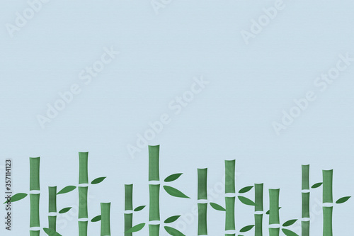 Bamboo forest illustration.                       