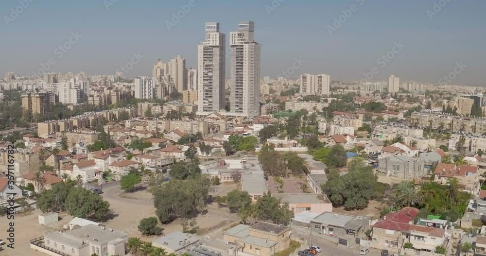 Aerial view of a city Aerial view of a city