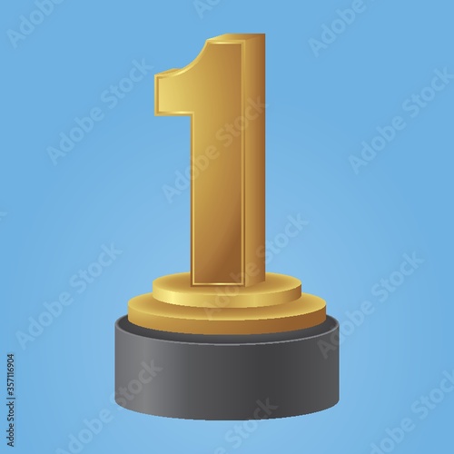 number one trophy