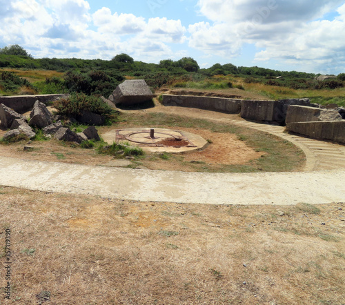 Site canon pointe du Hoc D-Day