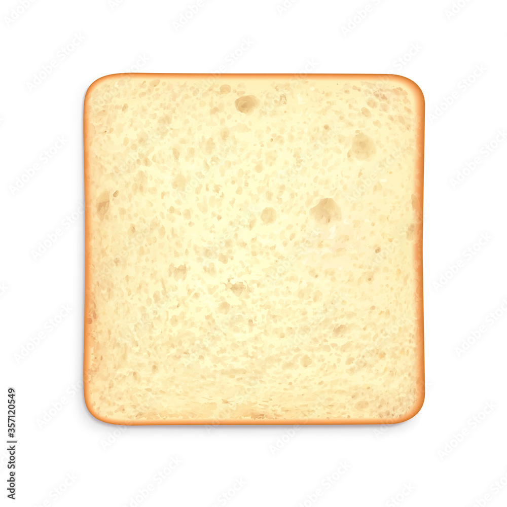 Toast Bread Realistic Composition Toast Bread Realistic Composition