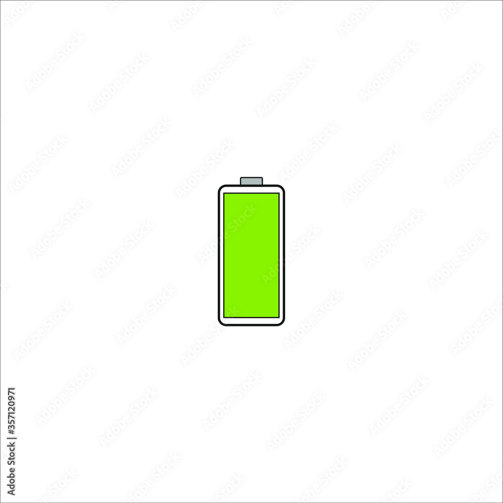 mobile phone battery icon. illustration for web and mobile design. mobile phone battery icon. illustration for web and mobile design.