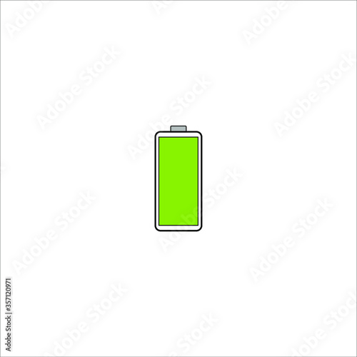 mobile phone battery icon. illustration for web and mobile design.