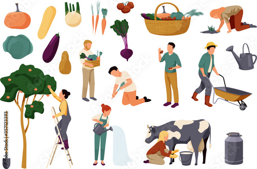 Farm Flat Icon Set