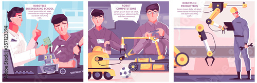 Robotics Flat Compositions Set