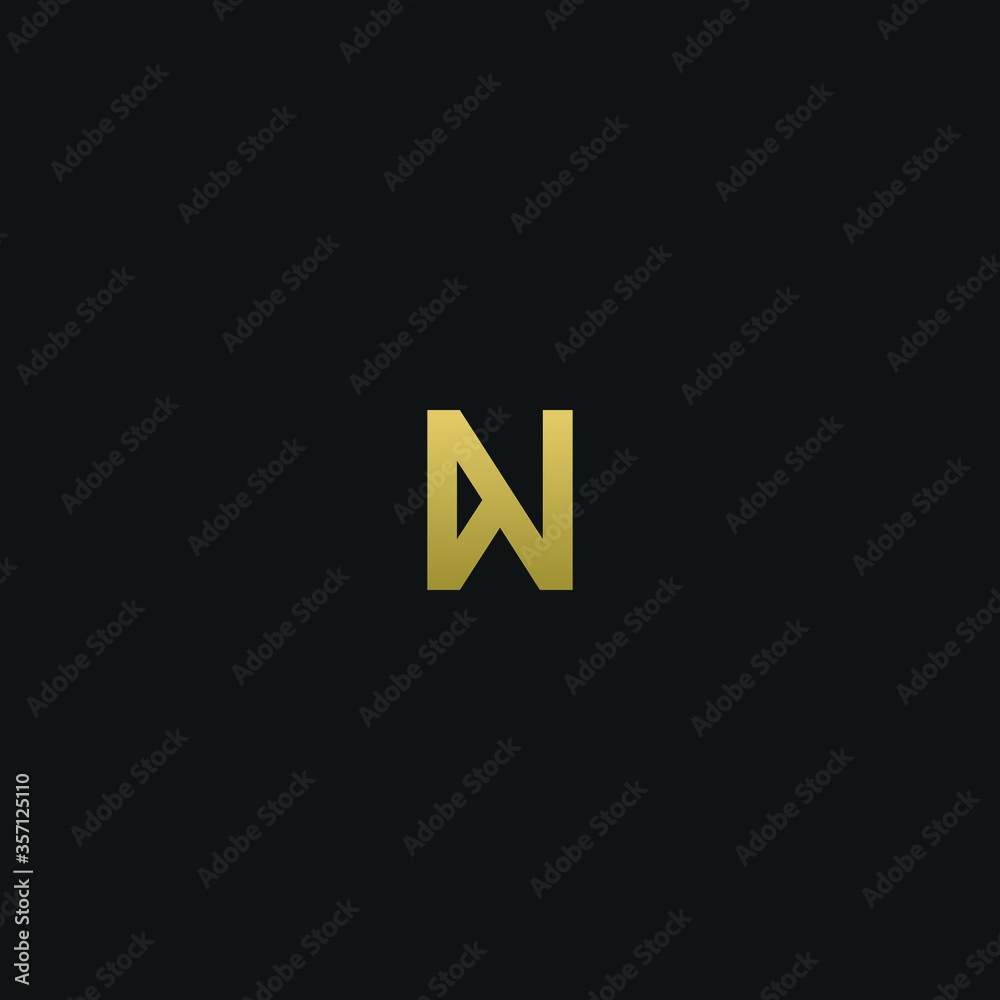 Creative modern elegant trendy unique artistic N NN initial based letter icon logo. Creative modern elegant trendy unique artistic N NN initial based letter icon logo.