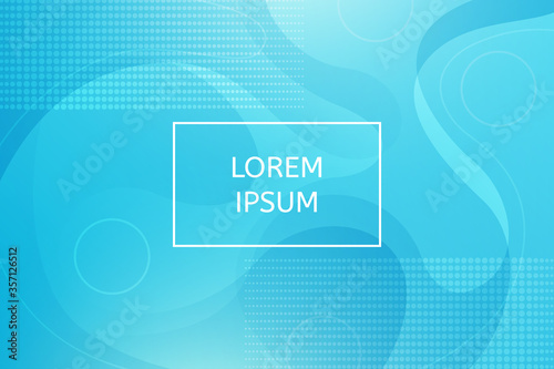 Abstract geometric background. liquid shapes. Vector illustration of pattern in blue colors.