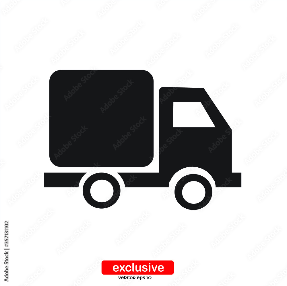 truck icon. icon.Flat design style vector illustration for graphic and web design. truck icon. icon.Flat design style vector illustration for graphic and web design.