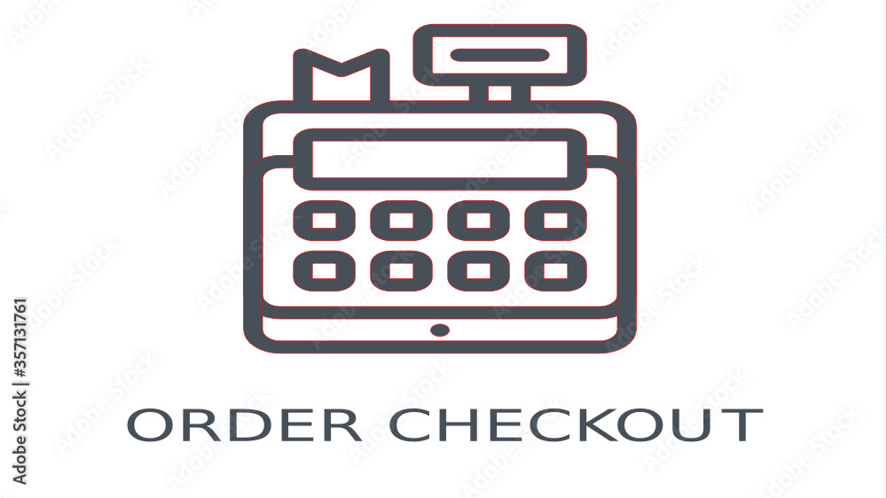 order checkout icon order checkout icon