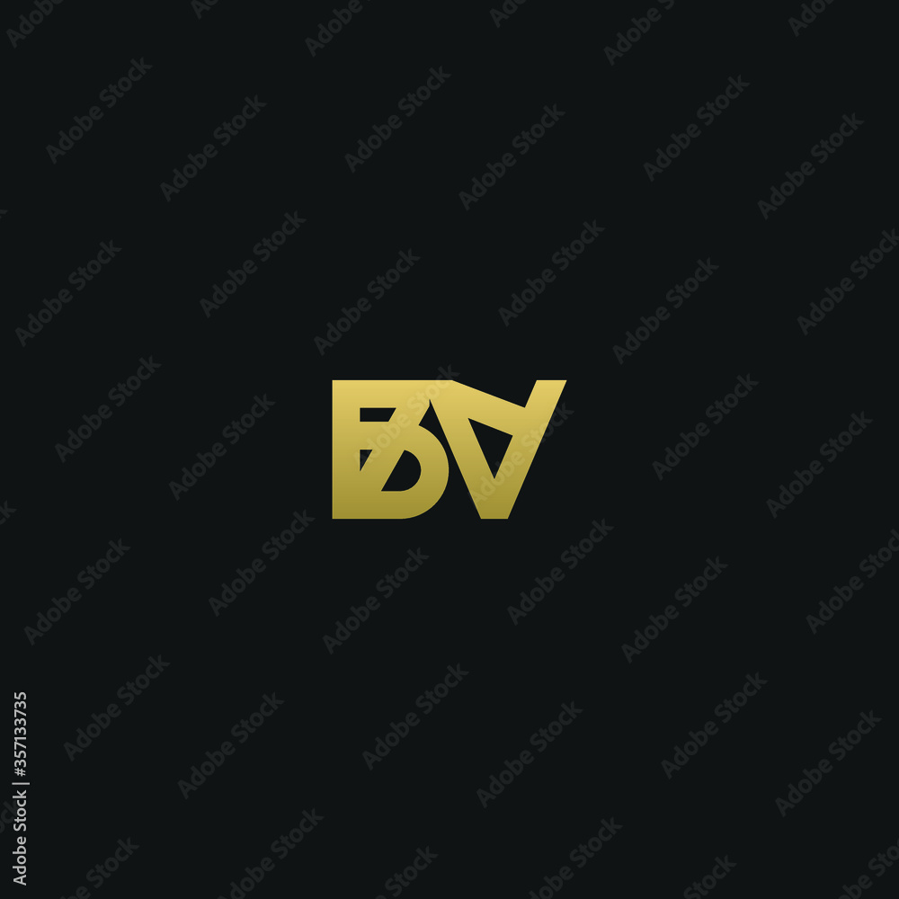 Creative modern elegant trendy unique artistic BV VB B V initial based letter icon logo. Creative modern elegant trendy unique artistic BV VB B V initial based letter icon logo.