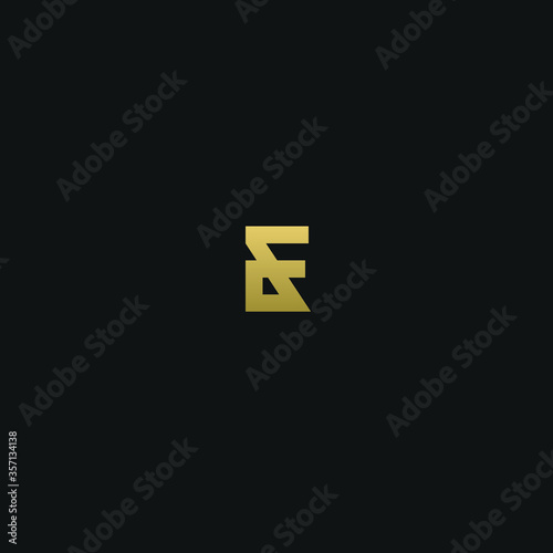 Creative modern elegant trendy unique artistic E EE initial based letter icon logo.