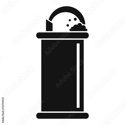 Beach drinking fountain icon. Simple illustration of beach drinking fountain vector icon for web design isolated on white background