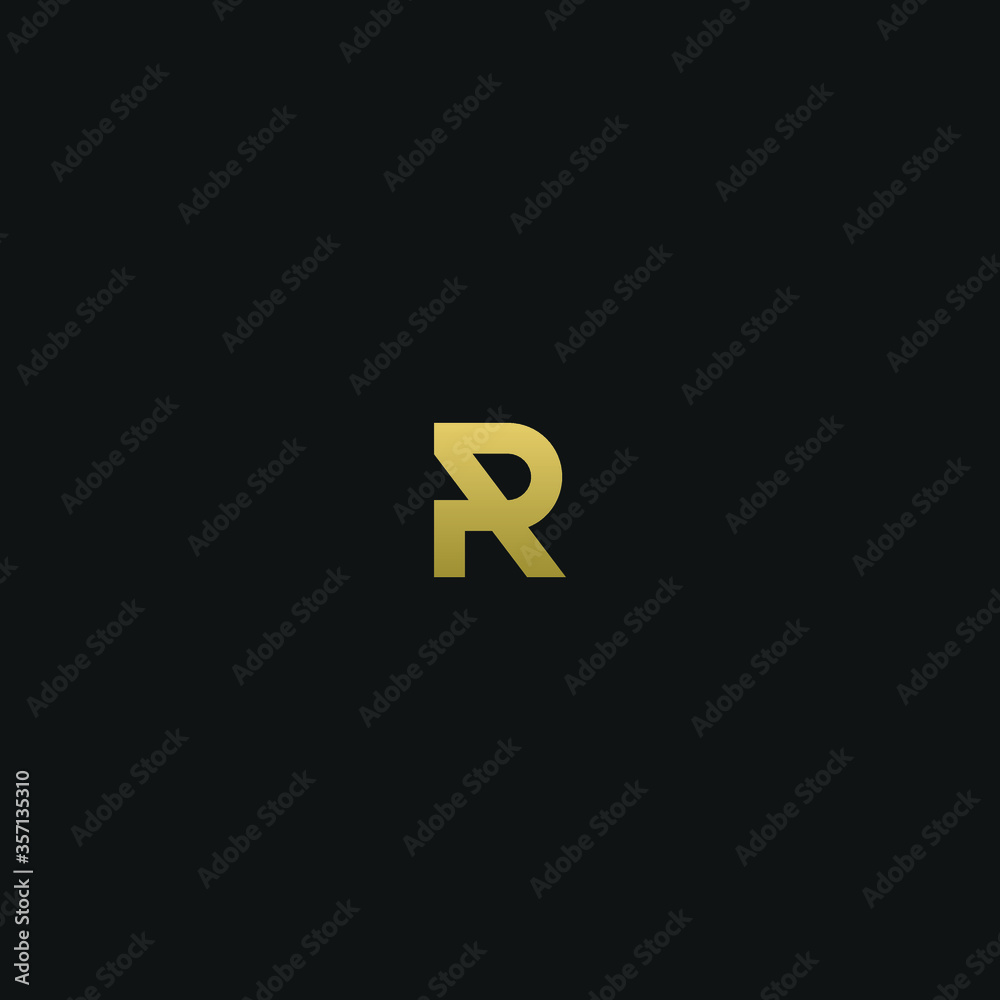 Creative modern elegant trendy unique artistic R RR initial based letter icon logo. Creative modern elegant trendy unique artistic R RR initial based letter icon logo.