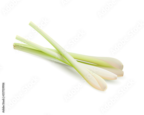 lemongrass. Realistic vector illustration, 3d