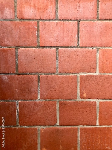 old red brick wall background 