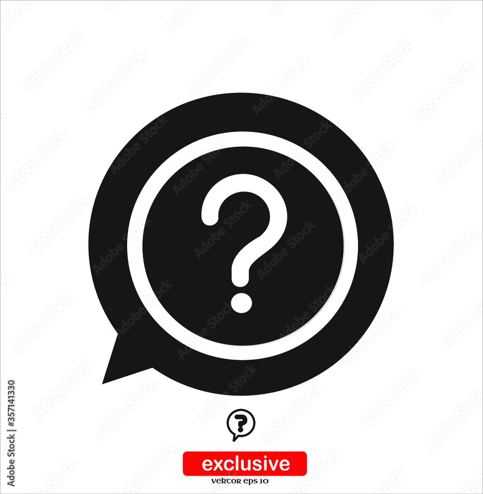 Question mark icon. .Flat design style vector illustration for graphic and web design. Question mark icon. .Flat design style vector illustration for graphic and web design.