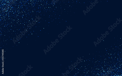 Dark Party Vector Starry Background. White Light 
