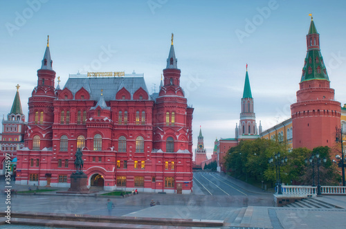 Historical Museum on Red Square. Moscow, Russia