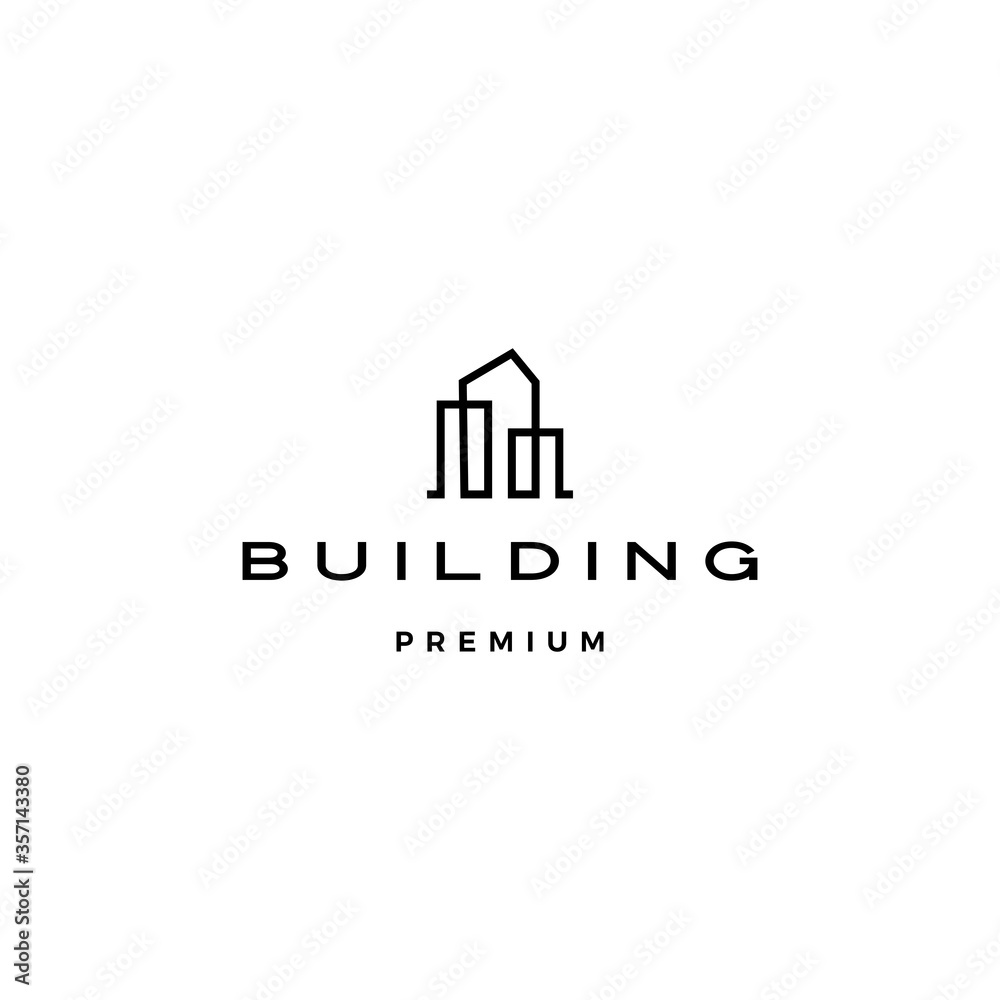building logo vector icon illustration