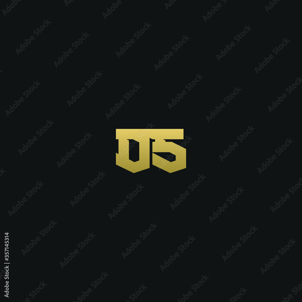 Creative modern elegant trendy unique artistic DS SD D S initial based letter icon logo Creative modern elegant trendy unique artistic DS SD D S initial based letter icon logo