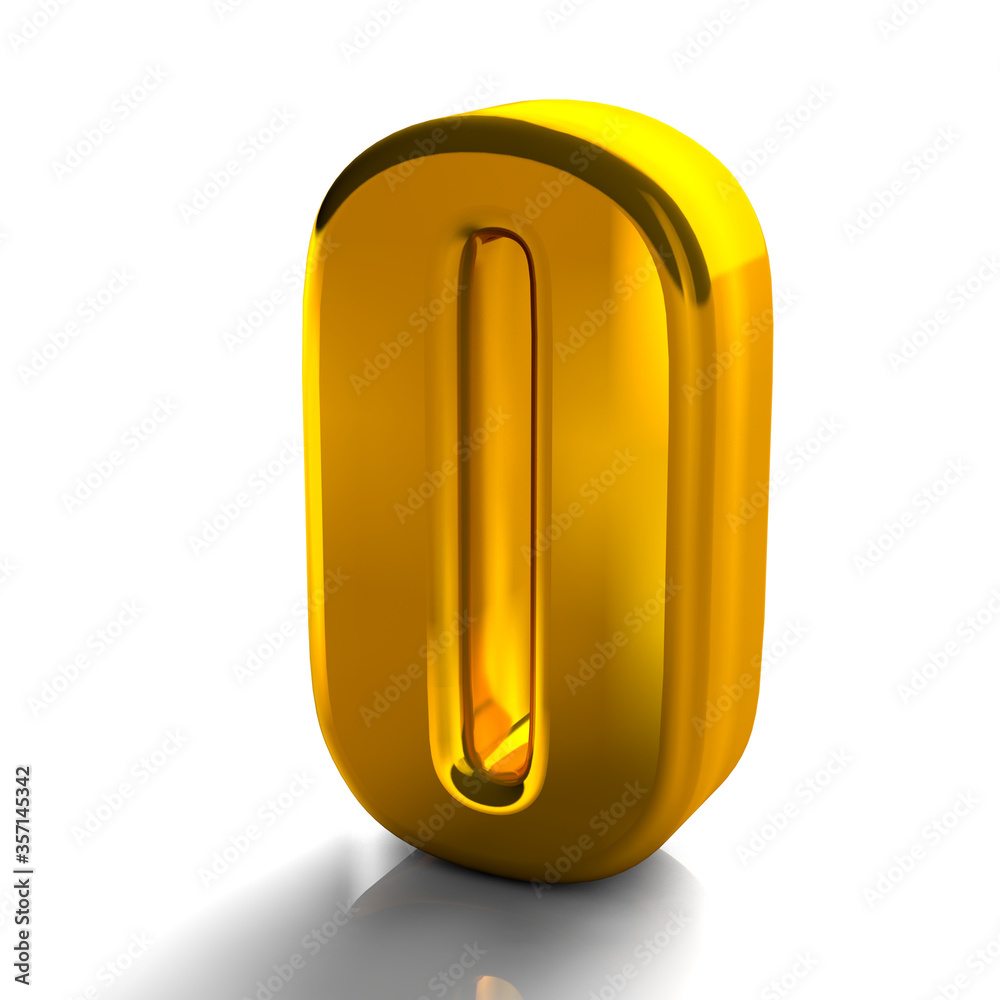 3d shiny golden number 0 Zero collection, high quality 3d render isolated on white 3d shiny golden number 0 Zero collection, high quality 3d render isolated on white