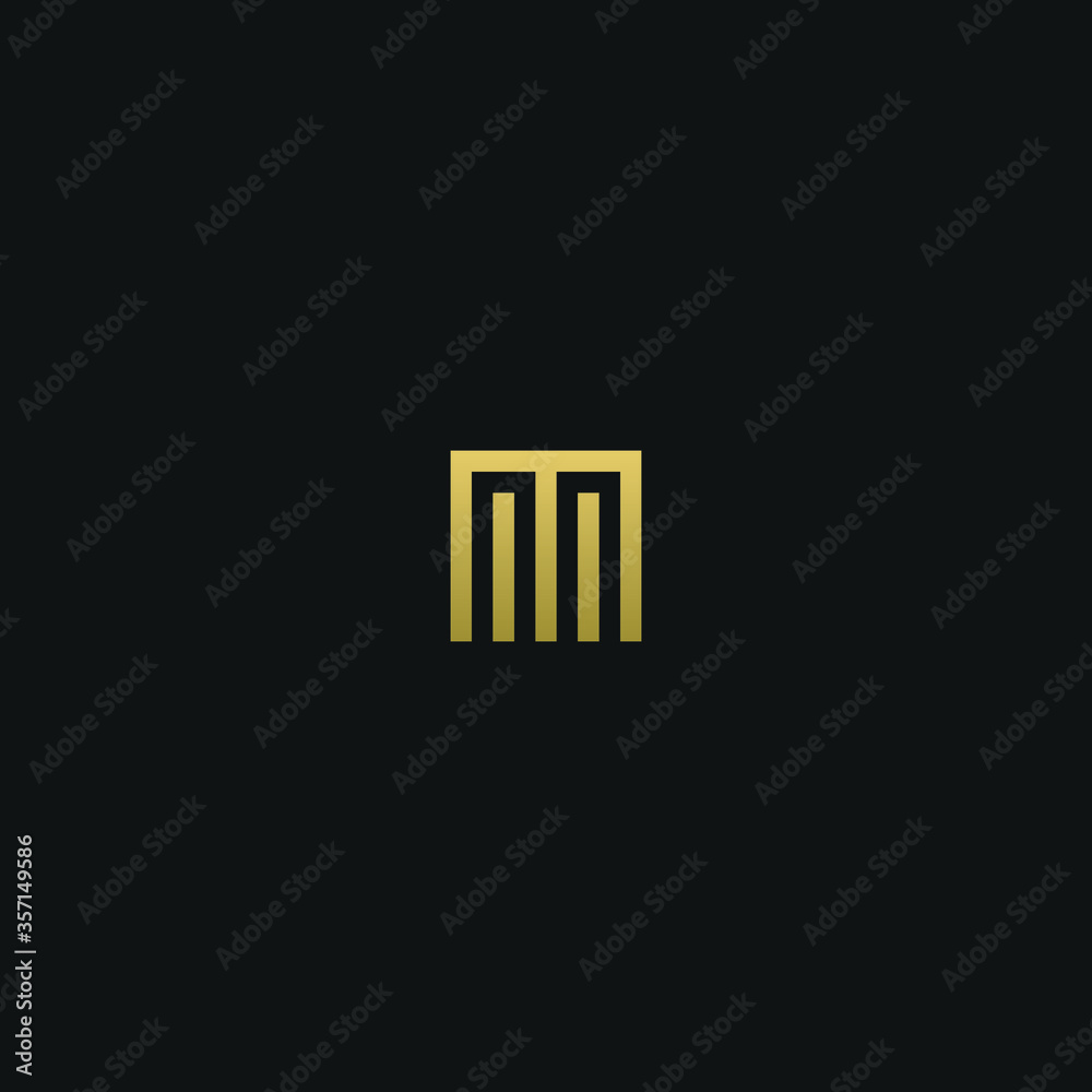 Creative modern elegant trendy unique artistic M MM initial based letter icon logo. Creative modern elegant trendy unique artistic M MM initial based letter icon logo.