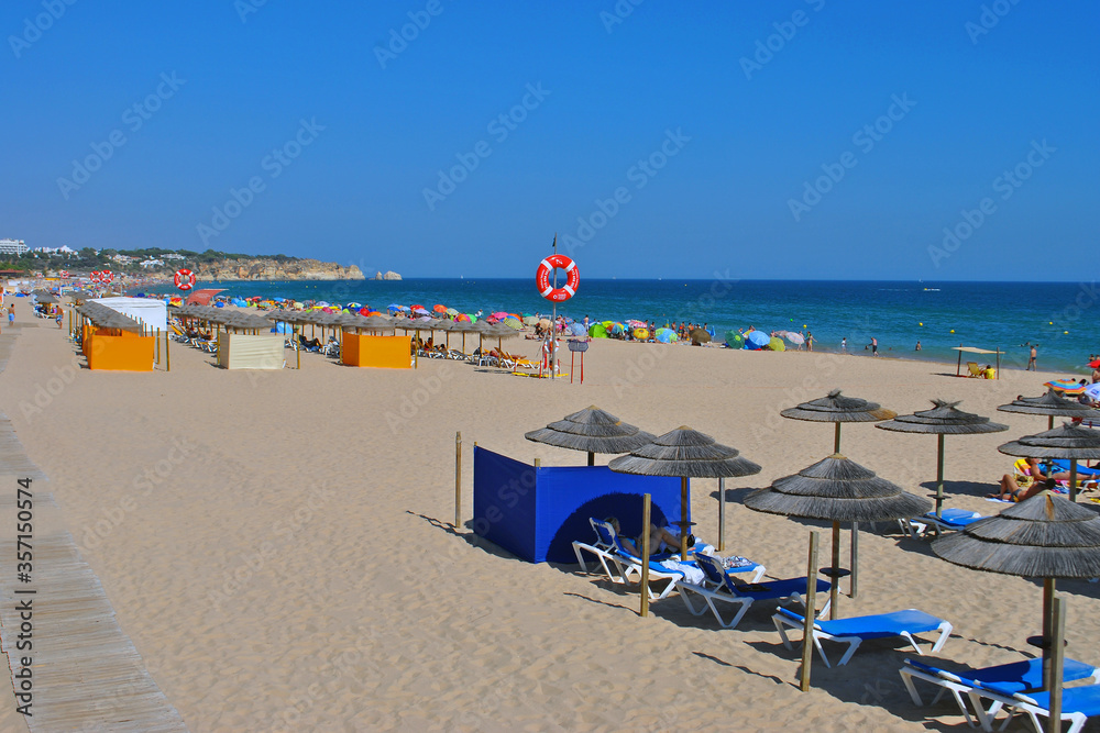 Praia de Alvor Beach near Portimao, Algarve, Portugal