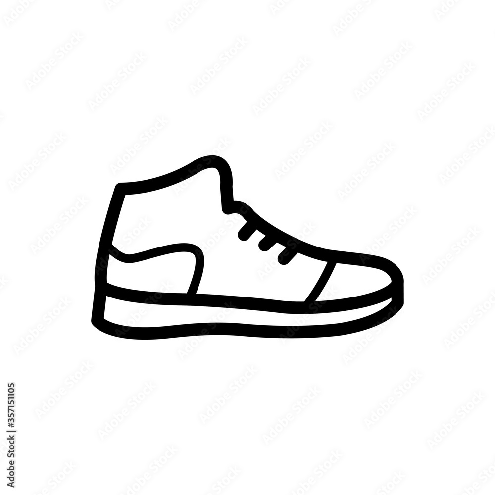 basketball shoes icon line art design basketball shoes icon line art design